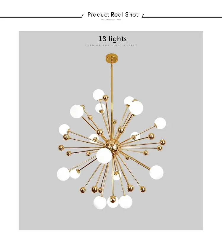 Lixy - Modern wereldwijd LED-kroonluchter satellietontwerp