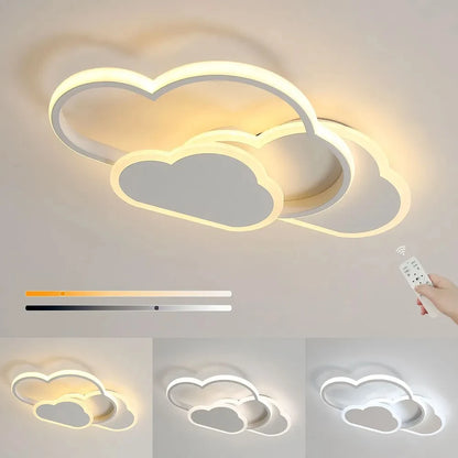 Plafondlamp in de vorm van een wolk voor kinderkamer, 32W - LED