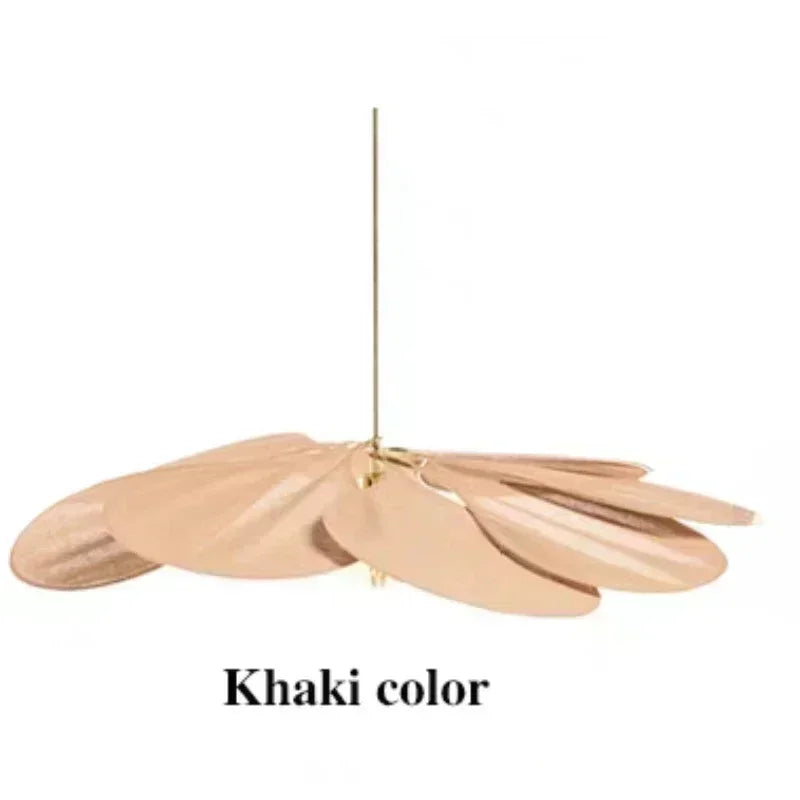 Samsarah Petal Fabric Pendant Light – Decorative LED Chandelier