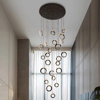 Octo - Moderne LED hanglamp kroonluchter voor woonkamer en trap