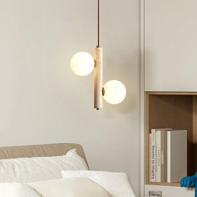 LED-Pendelleuchte im Höhlenstein-Stil – Moderner nordischer Stil