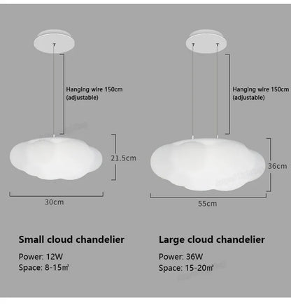 LED Cloud Ceiling Pendant Lamp - Modern Design