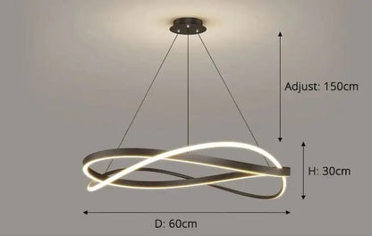 Cluster hanglamp - Moderne LED-bar kroonluchter