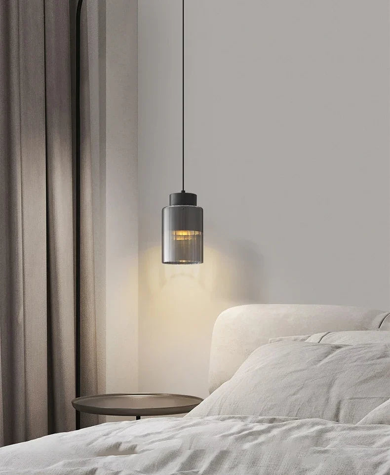 Nordische Glazen LED Hanglamp Zwart / Goud