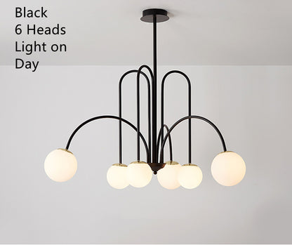 LED Hanglamp Diva - Glazen Bol Kroonluchter