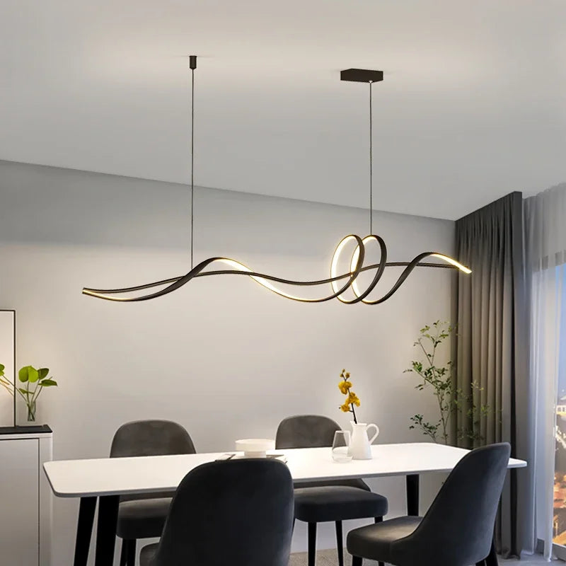 Luxe LED hanglamp – Eettafelontwerp