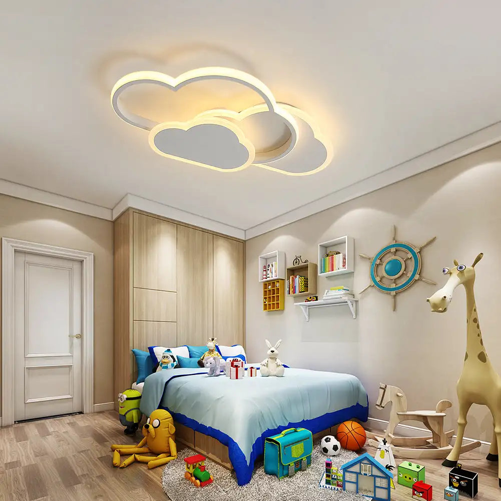Plafondlamp in de vorm van een wolk voor kinderkamer, 32W - LED
