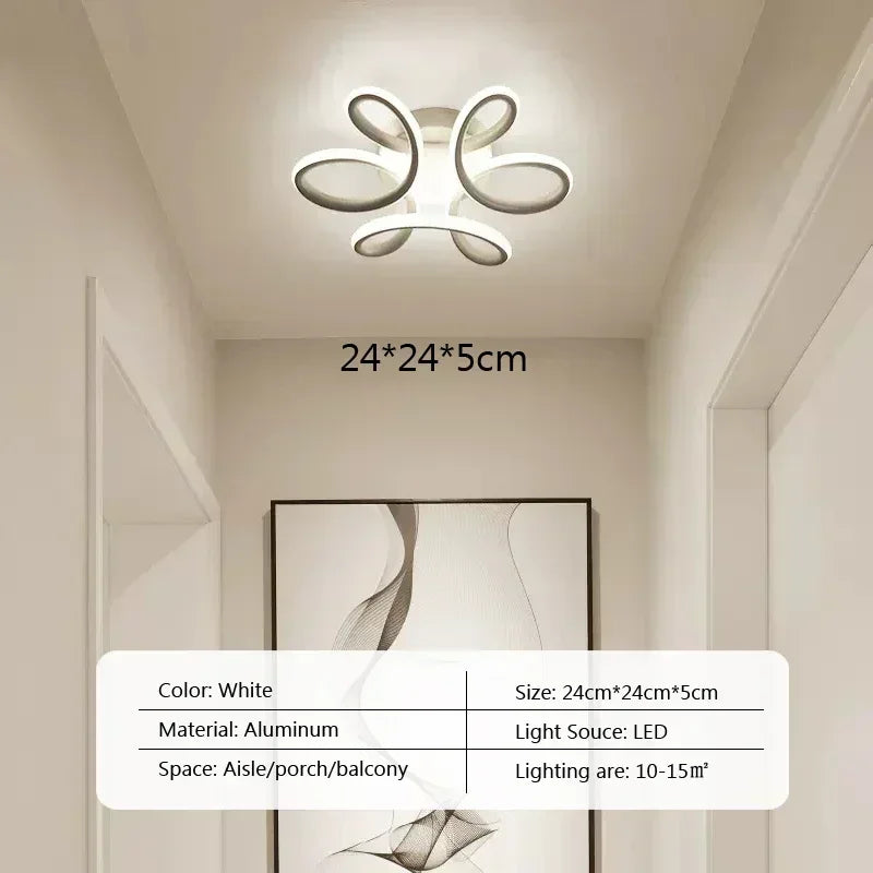 Moderne LED-plafondkroonluchter - traploos dimbaar