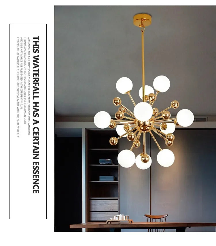 Lixy - Modern wereldwijd LED-kroonluchter satellietontwerp