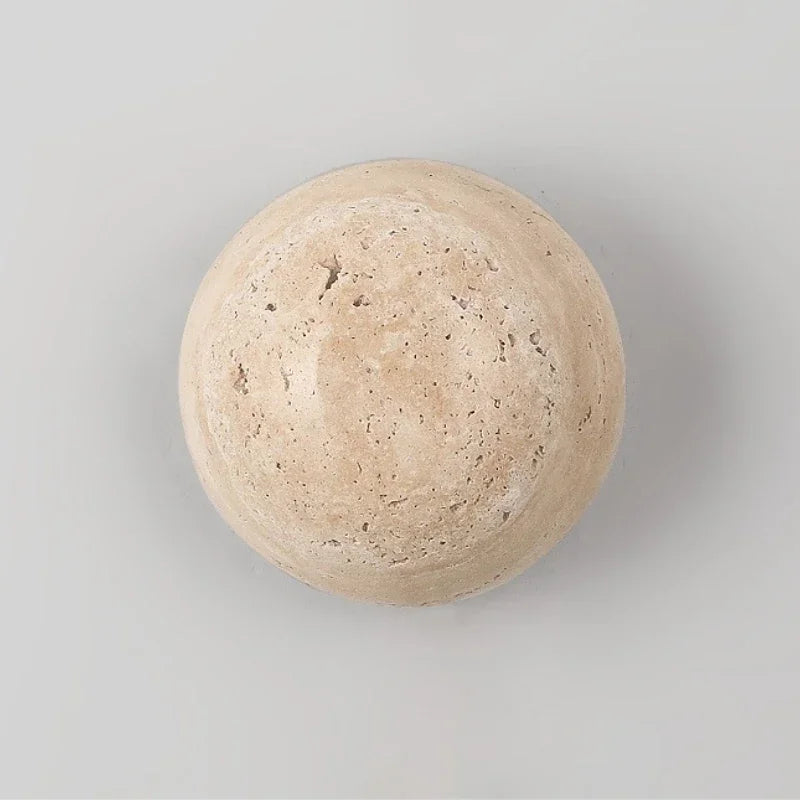 Nordic Limestone Wandlamp - Natuursteen LED-lamp voor Slaapkamer &amp; Gang