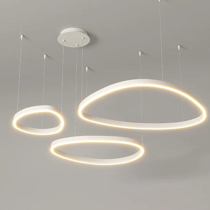 LED-Ring-Kronleuchter – Moderne Pendelleuchte für Wohnzimmer, Schlafzimmer und Esszimmer