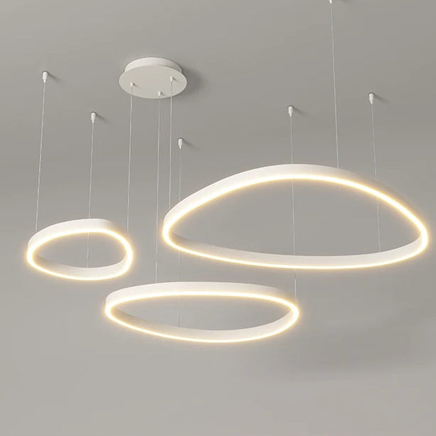 LED-Ring-Kronleuchter – Moderne Pendelleuchte für Wohnzimmer, Schlafzimmer und Esszimmer