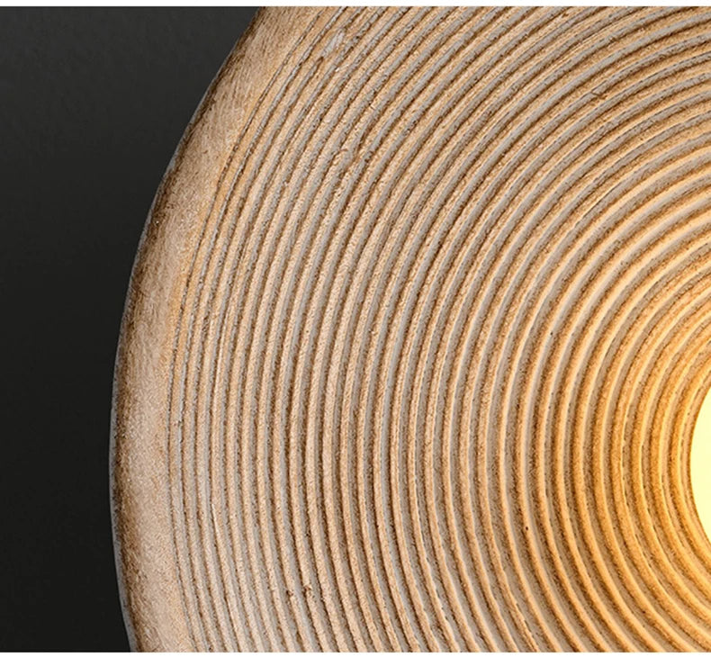 Luna ronde wandlamp - Wabi-Sabi harslamp