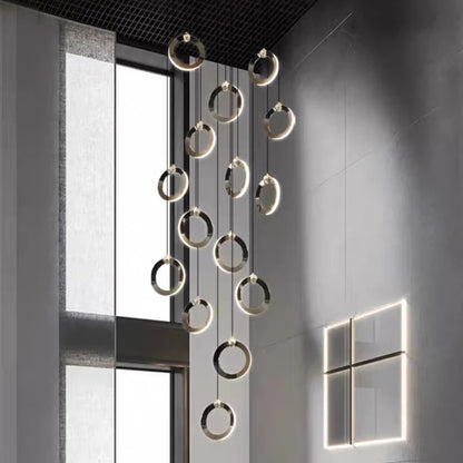 Octo - Moderne LED hanglamp kroonluchter voor woonkamer en trap