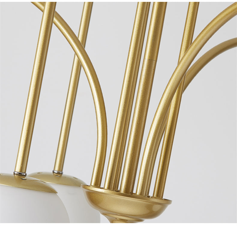 LED Hanglamp Diva - Glazen Bol Kroonluchter