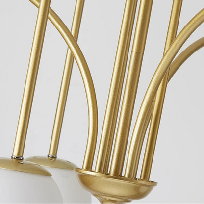 LED Hanglamp Diva - Glazen Bol Kroonluchter