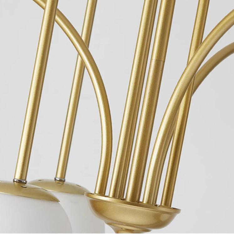 LED Hanglamp Diva - Glazen Bol Kroonluchter