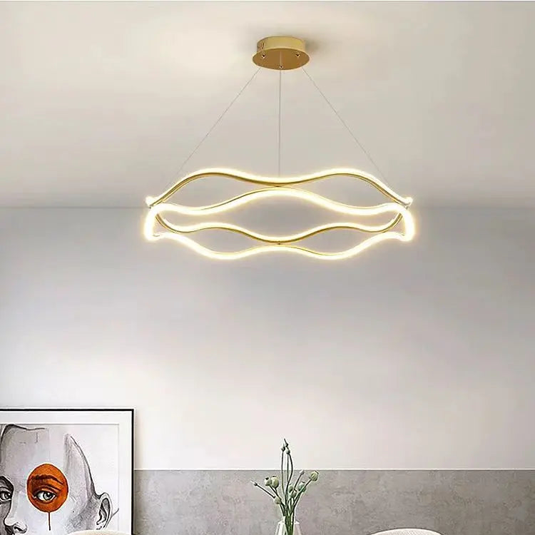 ORBIT Ronde LED Ring Hanglamp – Luxe Kroonluchter voor Woonkamer, Slaapkamer & Eetkamer