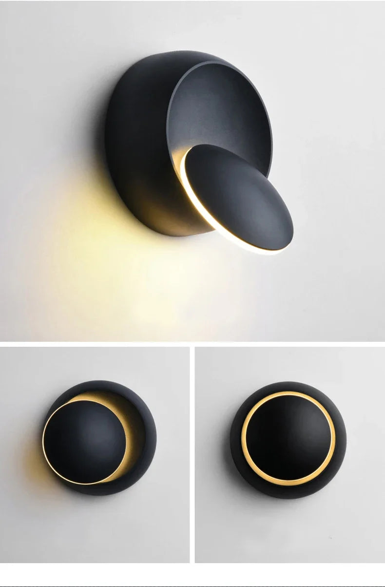 LED Wandlamp 350° Draaibaar – Moderne Wandverlichting voor Binnen
