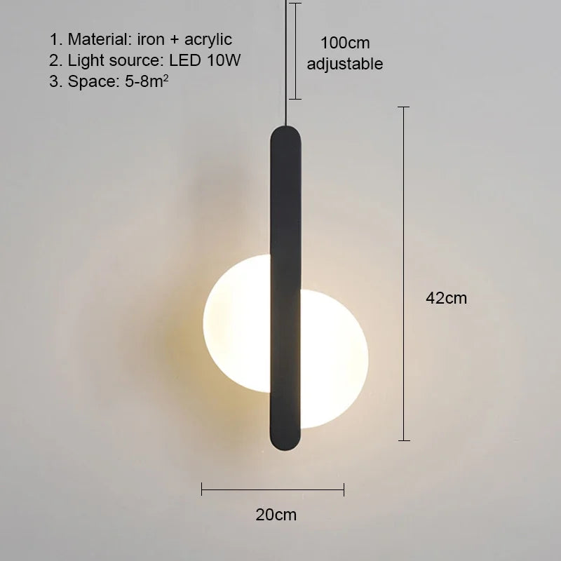 Moderne LED Hanglamp – Keuze uit 3 Stijlen | Wit of Zwart | Warm of Koud Wit