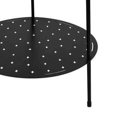 Moderne staande lamp met 3-laags plank - E27 staande lamp met opbergruimte