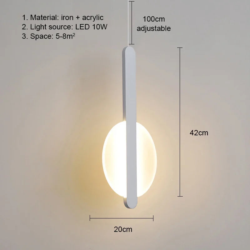 Moderne LED Hanglamp – Keuze uit 3 Stijlen | Wit of Zwart | Warm of Koud Wit