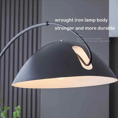 Moderne skandinavische LED-Stehlampe – dreifarbige, dimmbare Angelruten-Optik