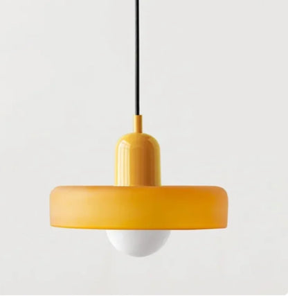 BAUHAUS Modern Glass Pendant Light - Matte Shade Hanging Lamp