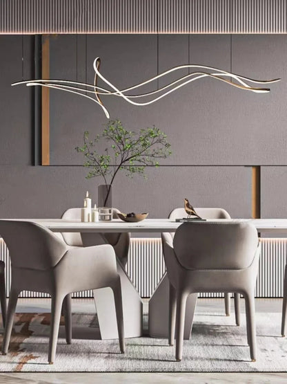 Luxoford – Luxuriöse LED-Pendelleuchte – Modern, 120 cm