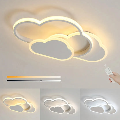 Plafondlamp in de vorm van een wolk voor kinderkamer, 32W - LED