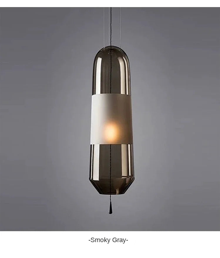 Aurora Glow - Scandinavische hanglamp met amberkleurig glas