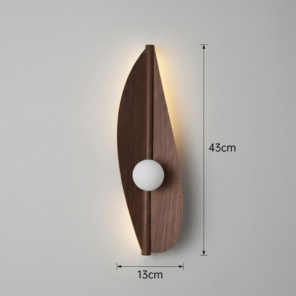 Blad LED Wandlamp – Art Deco Nachtlamp