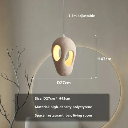 Wabi-Sabi Hars Hanglamp - Moderne Sculpturale Hanglamp