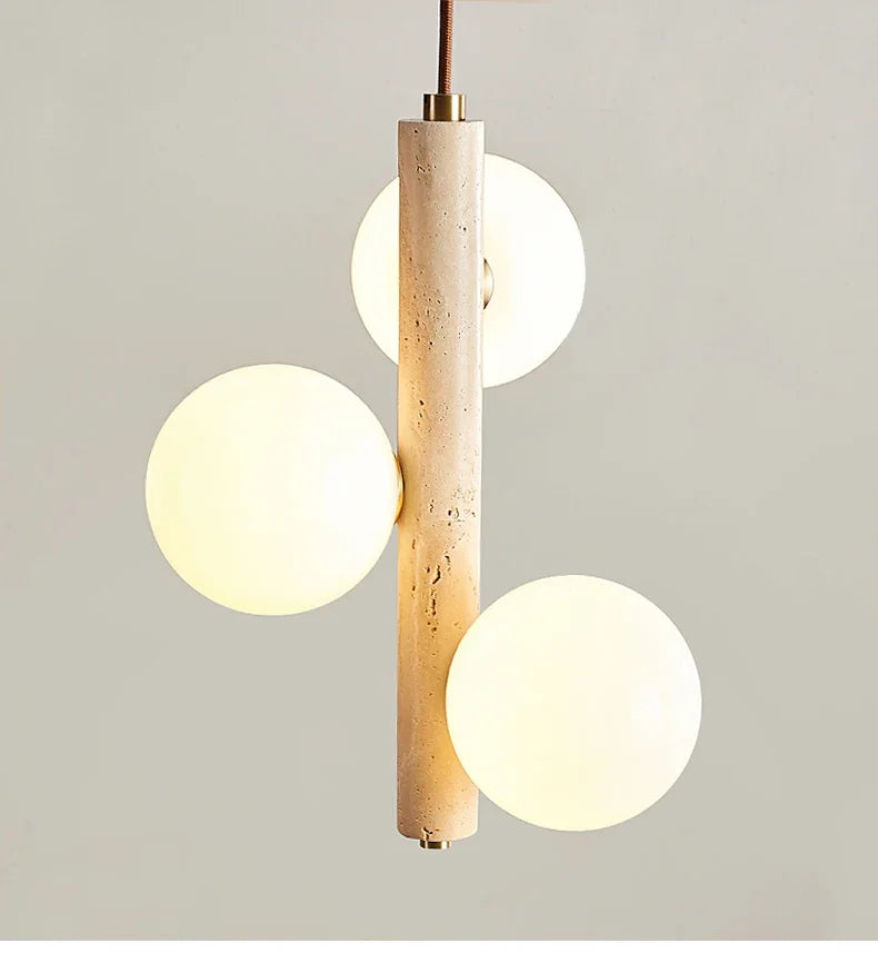 Cave Stone LED Pendant Lamp - Modern Nordic Style