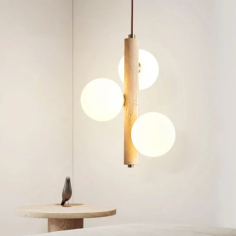 Cave Stone LED Pendant Lamp - Modern Nordic Style