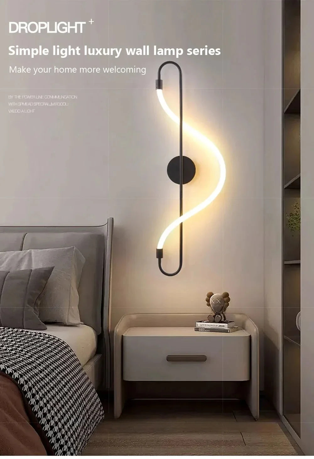 Modern LED Wall Lamp – Gold Aluminum Sconce