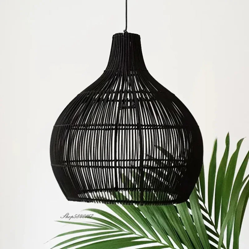 Natuurlijke ronde beige hanglamp rotan Light & Living Reeva Natuurlijke ronde beige hanglamp rotan Light & Living Reeva