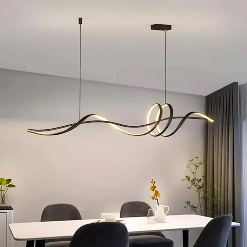 Luxe LED hanglamp – Eettafelontwerp