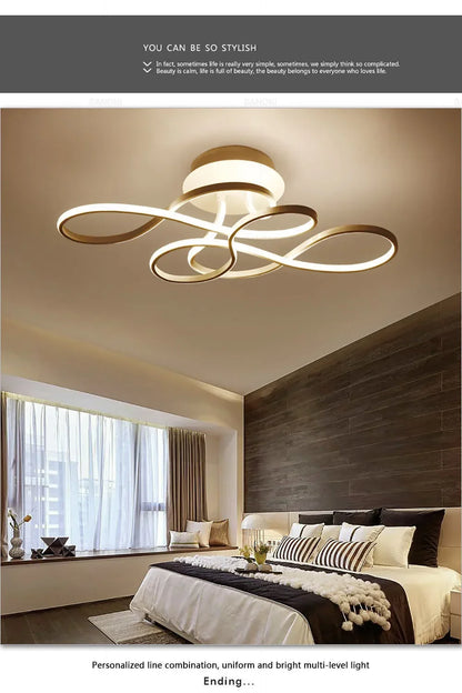 Moderne LED-plafondkroonluchter - traploos dimbaar