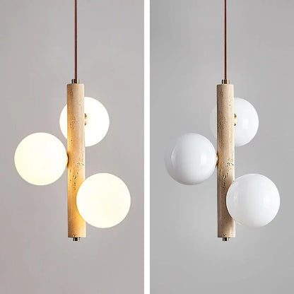 Cave Stone LED Pendant Lamp - Modern Nordic Style