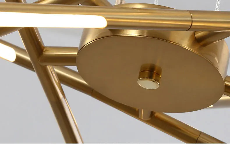 LED Buishanglamp - 12 Lichts - Zwart