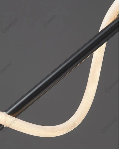 LED-spiraalwandlamp – moderne zwarte en gouden wandlamp | Slaapkamer, woonkamer, hal