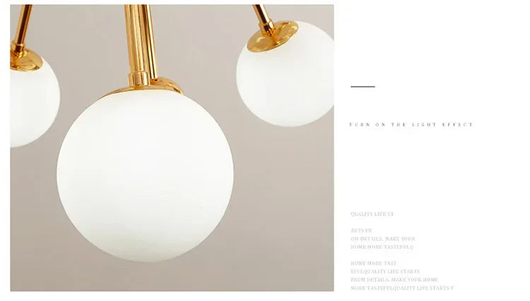 Lixy - Modern wereldwijd LED-kroonluchter satellietontwerp