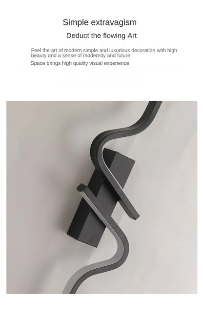 Moderne LED-wandlamp - Minimalistische striplamp voor naast het bed