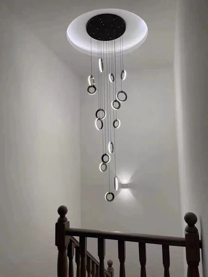 Octo - Moderne LED hanglamp kroonluchter voor woonkamer en trap