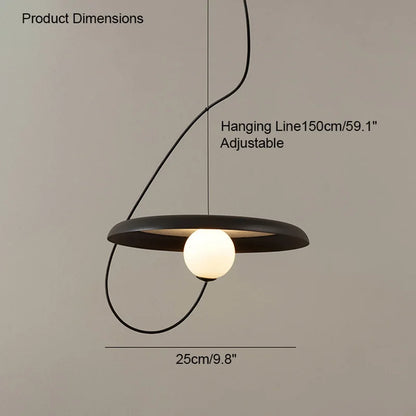 Moderne LED Hanglamp met Magneetbevestiging – Ø25 of Ø35 cm | Wit, Zwart of Rood