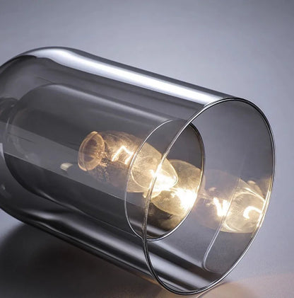 Moderne Hanglamp – Glas & IJzer, 1 of 3 Koppen, Dimbaar