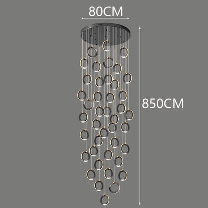 Octo - Moderne LED hanglamp kroonluchter voor woonkamer en trap