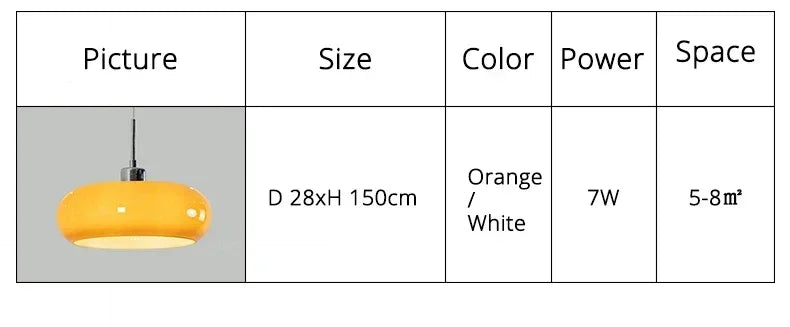 BAUHAUS Modern Glass Pendant Light - Matte Shade Hanging Lamp