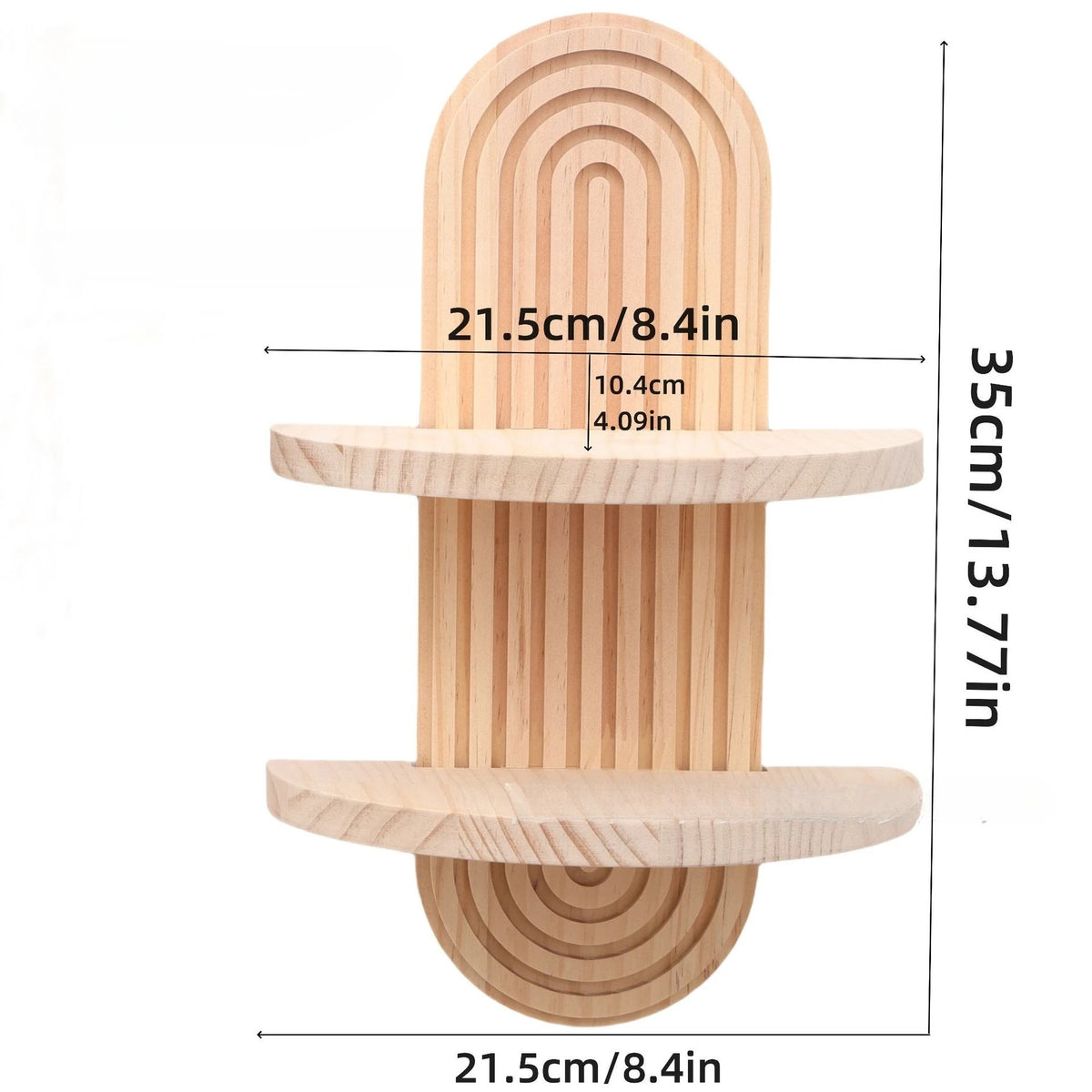 Bohemien houten wandplank
